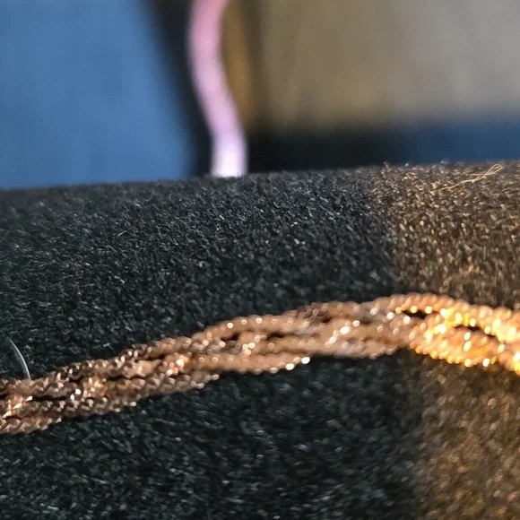 Rose Gold Braided Bracelet - Picture 3 of 3